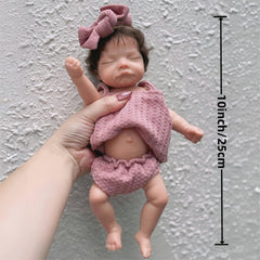 Handcrafted Silicone Youngsters Girl Doll Soft Touch & Clothes