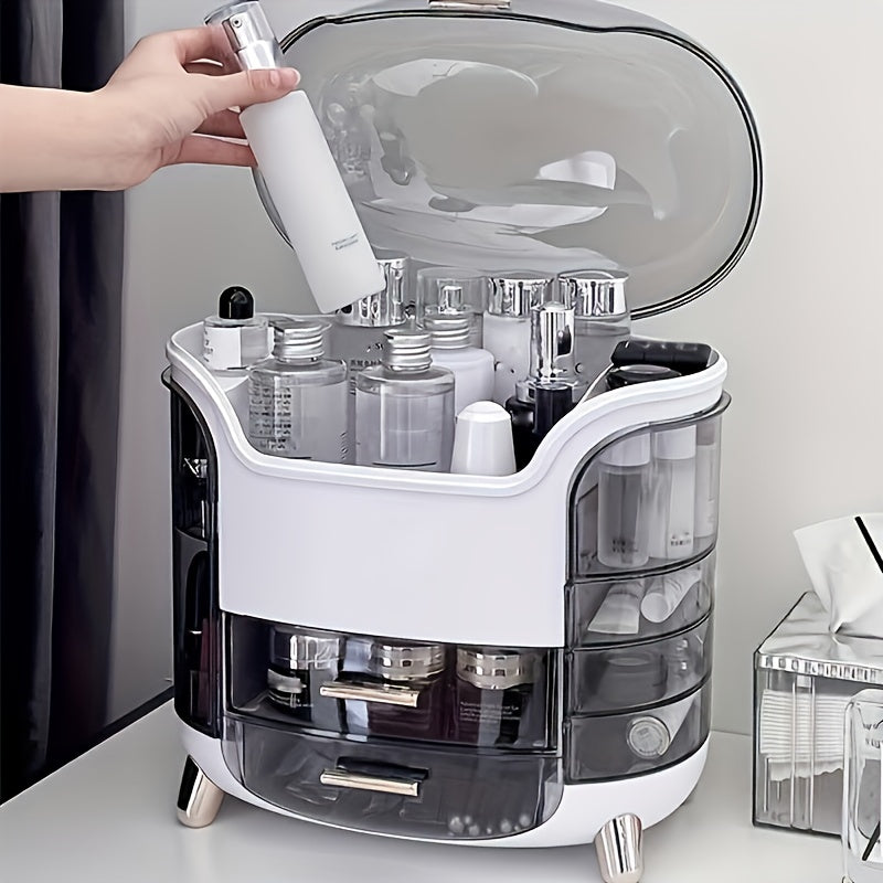 Clear Makeup Storage Box Dustproof Cosmetic Organizer
