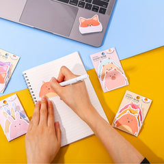 Cartoon Animal Pattern Sticker Office Label Memo