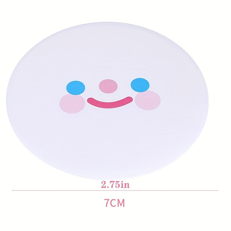 6pcs Cartoon Pattern Handheld Makeup Mirror for On-the-Go