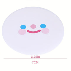 6pcs Cartoon Pattern Handheld Makeup Mirror for On-the-Go