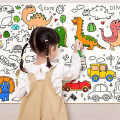 Non Toxic Dinosaur Coloring Paper Roll