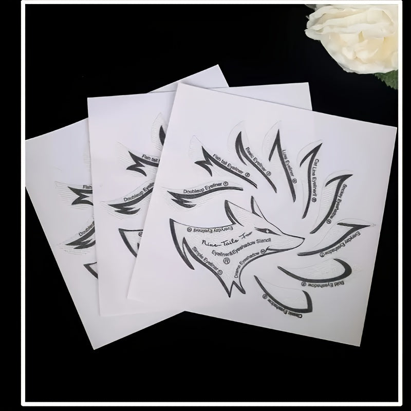 Professional Eyeliner Stencil Eyeshadow Stencil Set 4 Styles