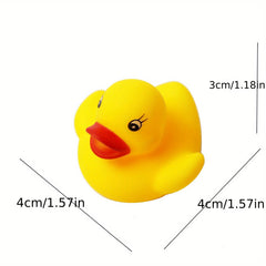 50pcs Baby Duck Bath Play Water Toys for Kids
