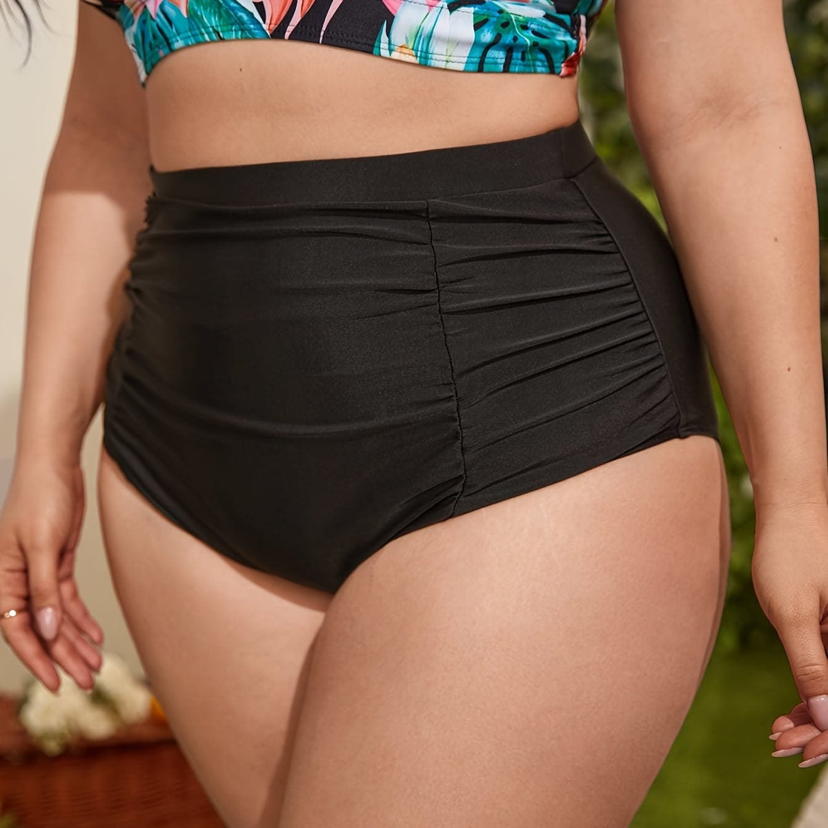  Modest Bikini Bottoms High Rise Swimwear Panty