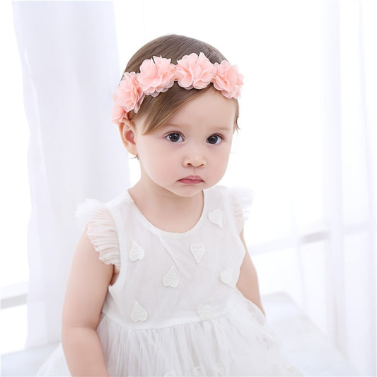 2pcs Infant Flower Headbands Hair Accessories for Baby Girls
