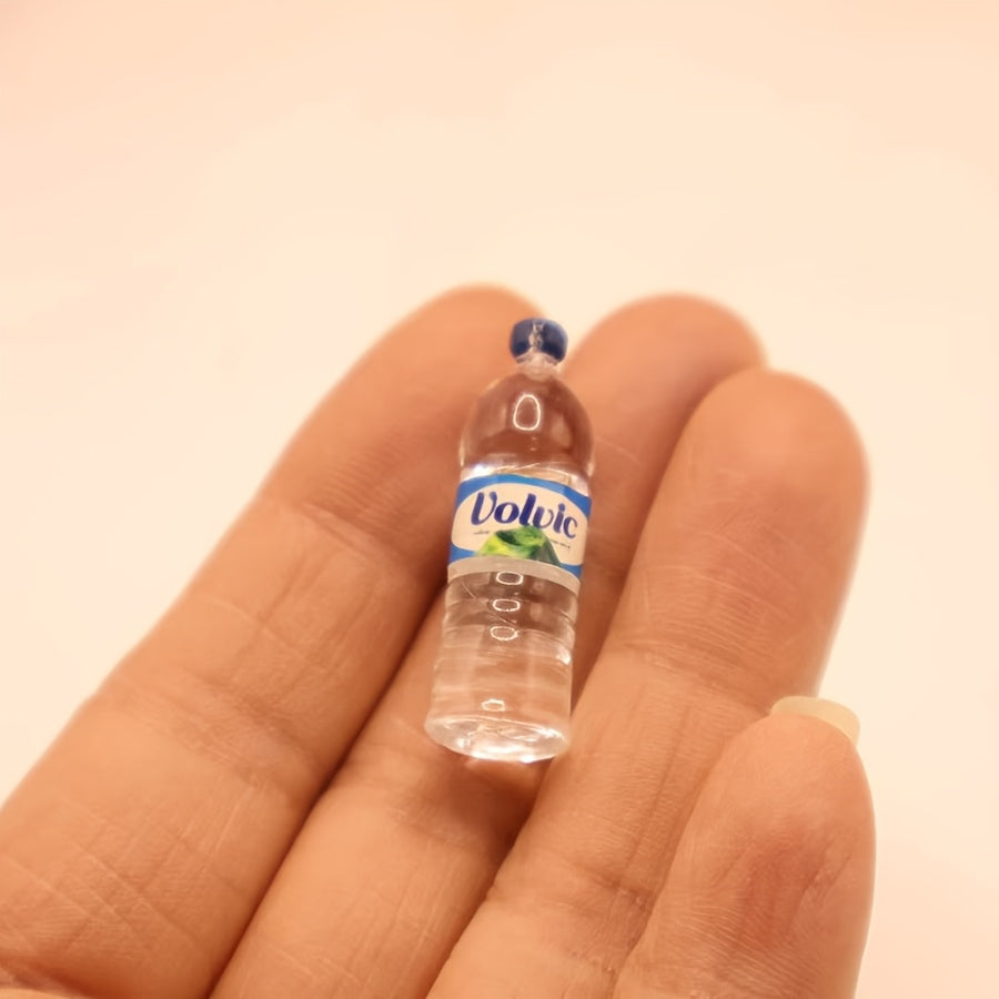 10 Mini Dollhouse Water Bottles Realistic Model Decorations