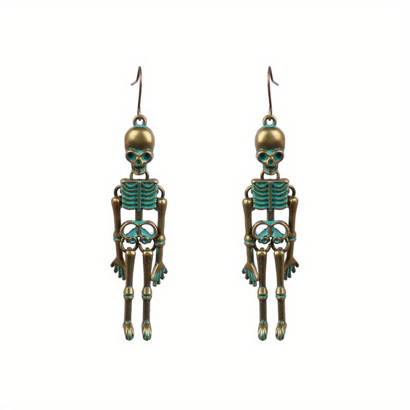 Metal Skull Charm Halloween Jewelry Gift