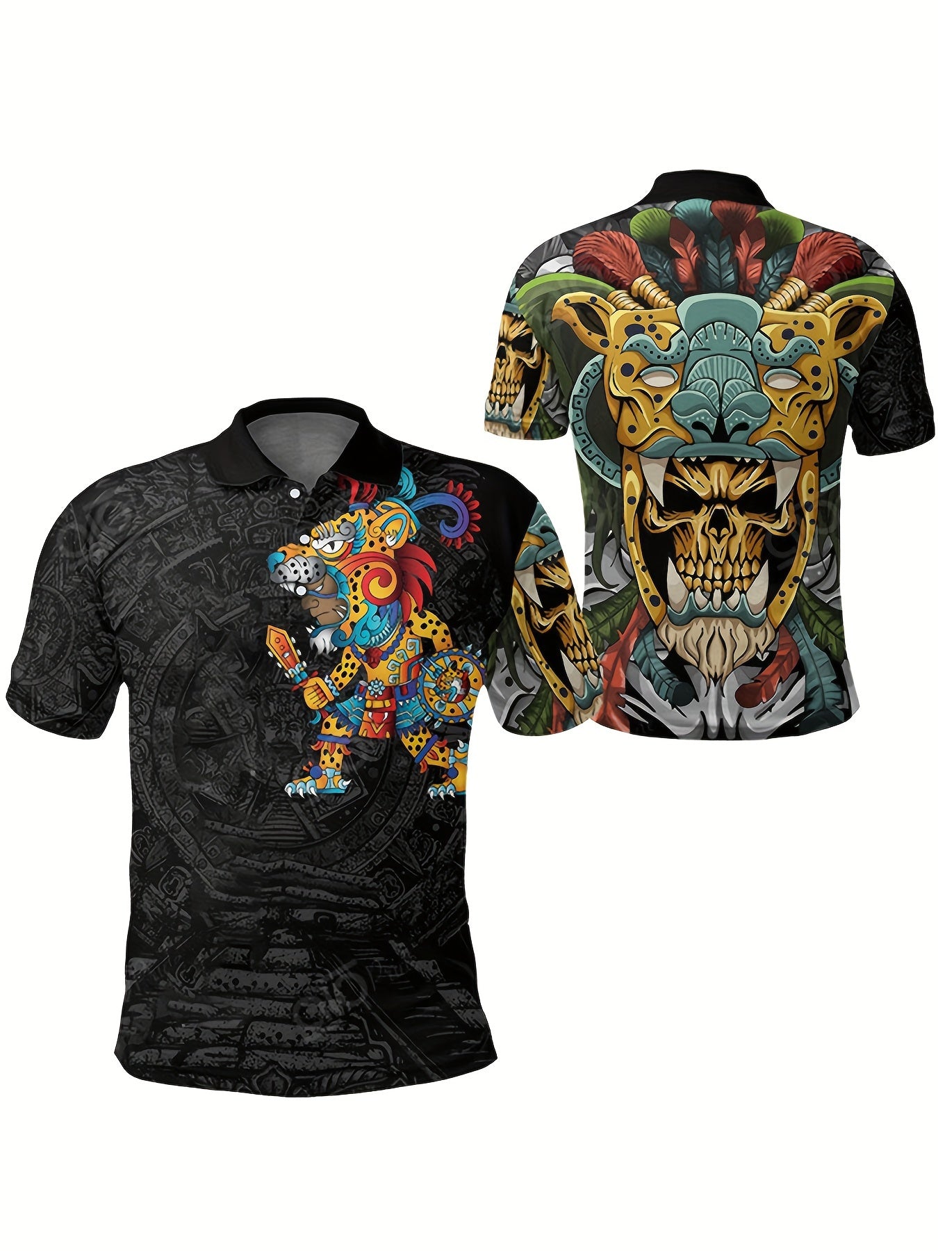 Cartoon Soldier Pattern Men's Casual Comfy Custom Fit Shirt
