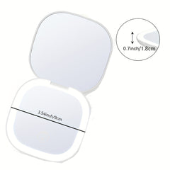 LED Vanity Mirror 1X 5X Magnification Compact Lighted Mirror