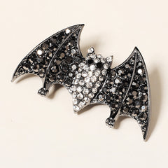 Spider Hair Pin Rhinestone Gothic Punk Crystal Bobby Pin Halloween Accessory