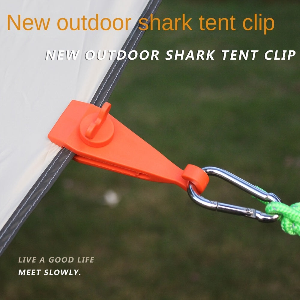 Camping Tent Canopy Clamp Bungee Cord Tie Down Strap