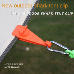 Camping Tent Canopy Clamp Bungee Cord Tie Down Strap