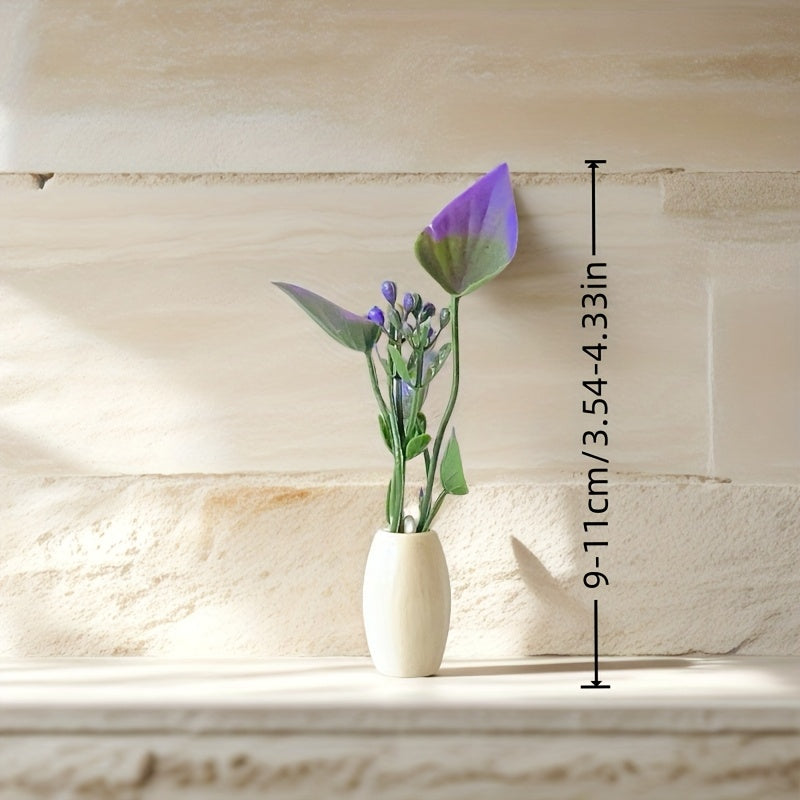 Mini Green Plant Potted Simulation Flower for Dollhouse Ornaments