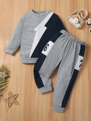 Boys Pullover Sweatshirt & Jogger Pants Set