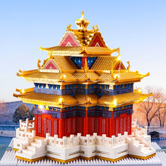 Chinese Style Pagoda Building Set Traditional Architecture