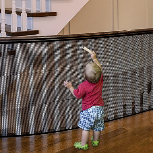 Stair Banister Guard 6.5ft X 2.4ft Baby Safety Net