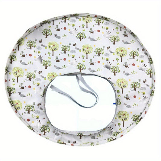 Kids Self-Eating Placemat Leak-proof Bib Cover