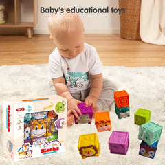 Soft Rubber Building Blocks for Kids