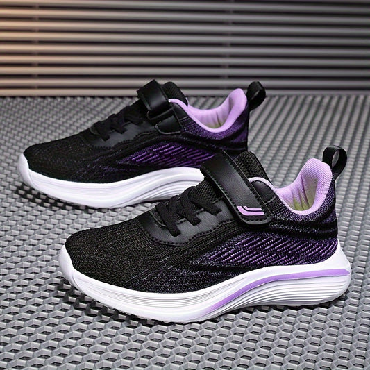 Girl's Breathable Running Shoes Comfy Non Slip Soft Sole Sneakers