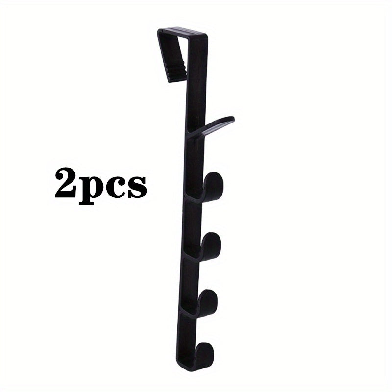 2pcs Clothes Hanger Coat Hook Door Back Hook Hanging Clothes Hanger