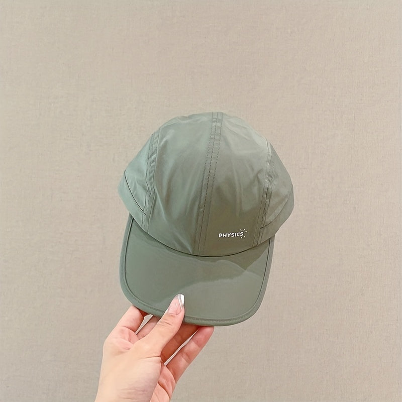 Quick Dry Peaked Cap Sun Protection Baseball Cap For Girls