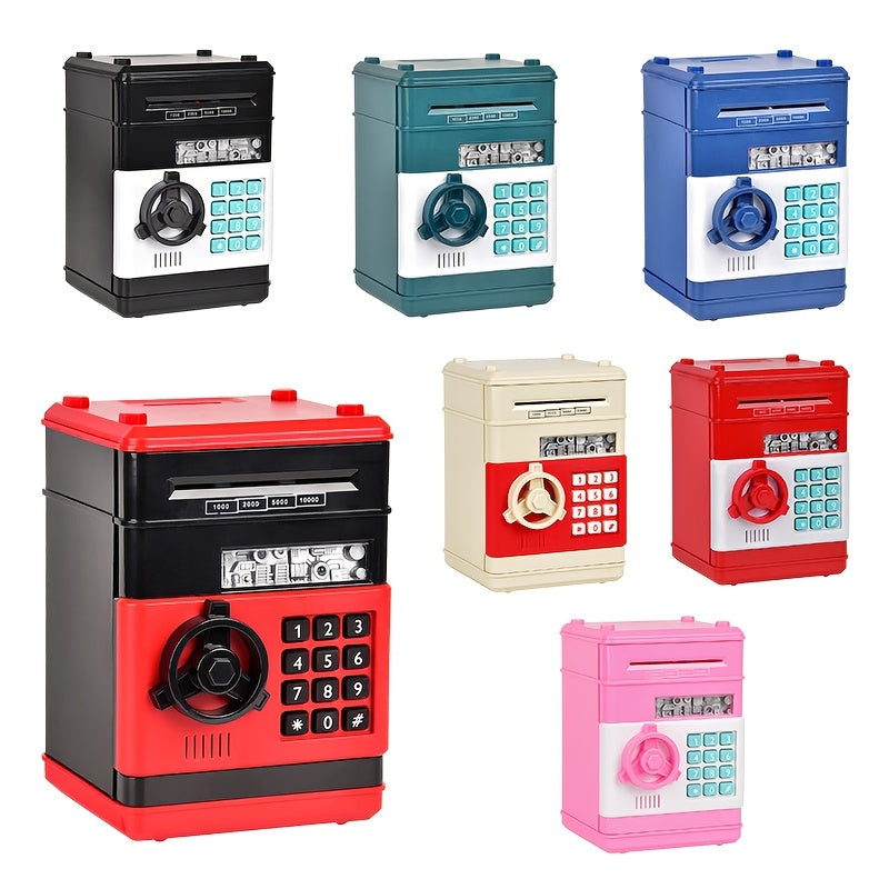 Kids ATM Money Box Interactive Safe with Coin & Bill Slot