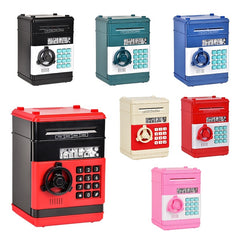 Kids ATM Money Box Interactive Safe with Coin & Bill Slot