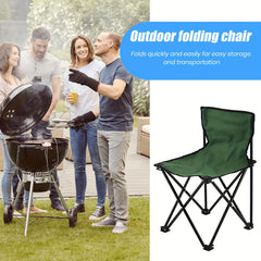 Portable Folding Chair With Backrest for Outdoor Travel Camping
