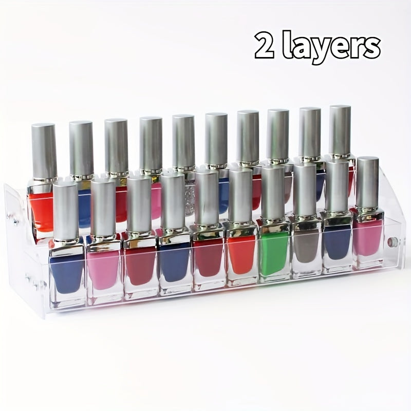 4 Layer Acrylic Nail Polish Rack