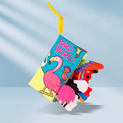 3D Sensory Cloth Book for Babies with Multiple Textures & Sounds