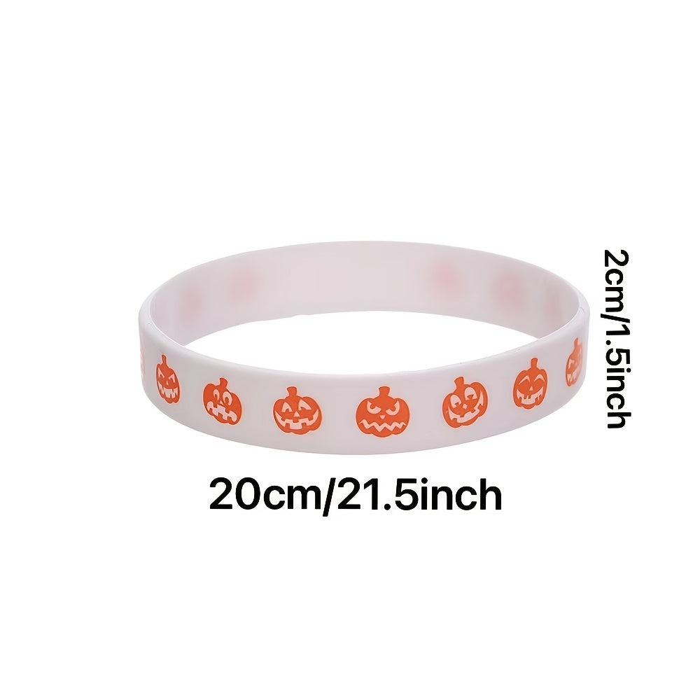 Halloween Silicone Bracelet Waterproof Wristband Halloween Gift