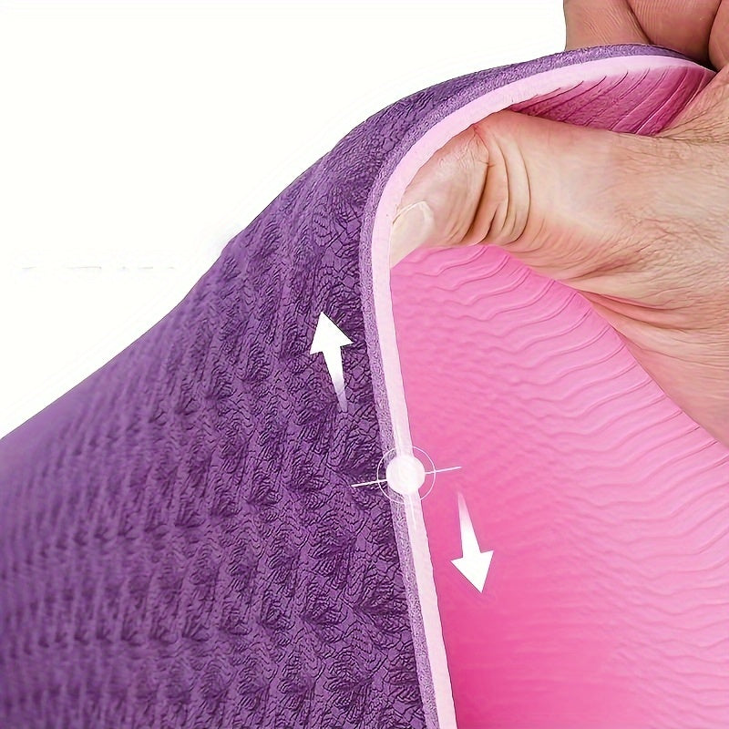 Non Slip TPE Yoga Mat 6MM Thickness Fitness Mat