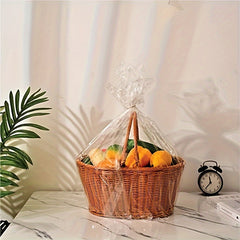 Clear Cellophane Wrap Roll for Gift Basket Treats Goodie Wrapping