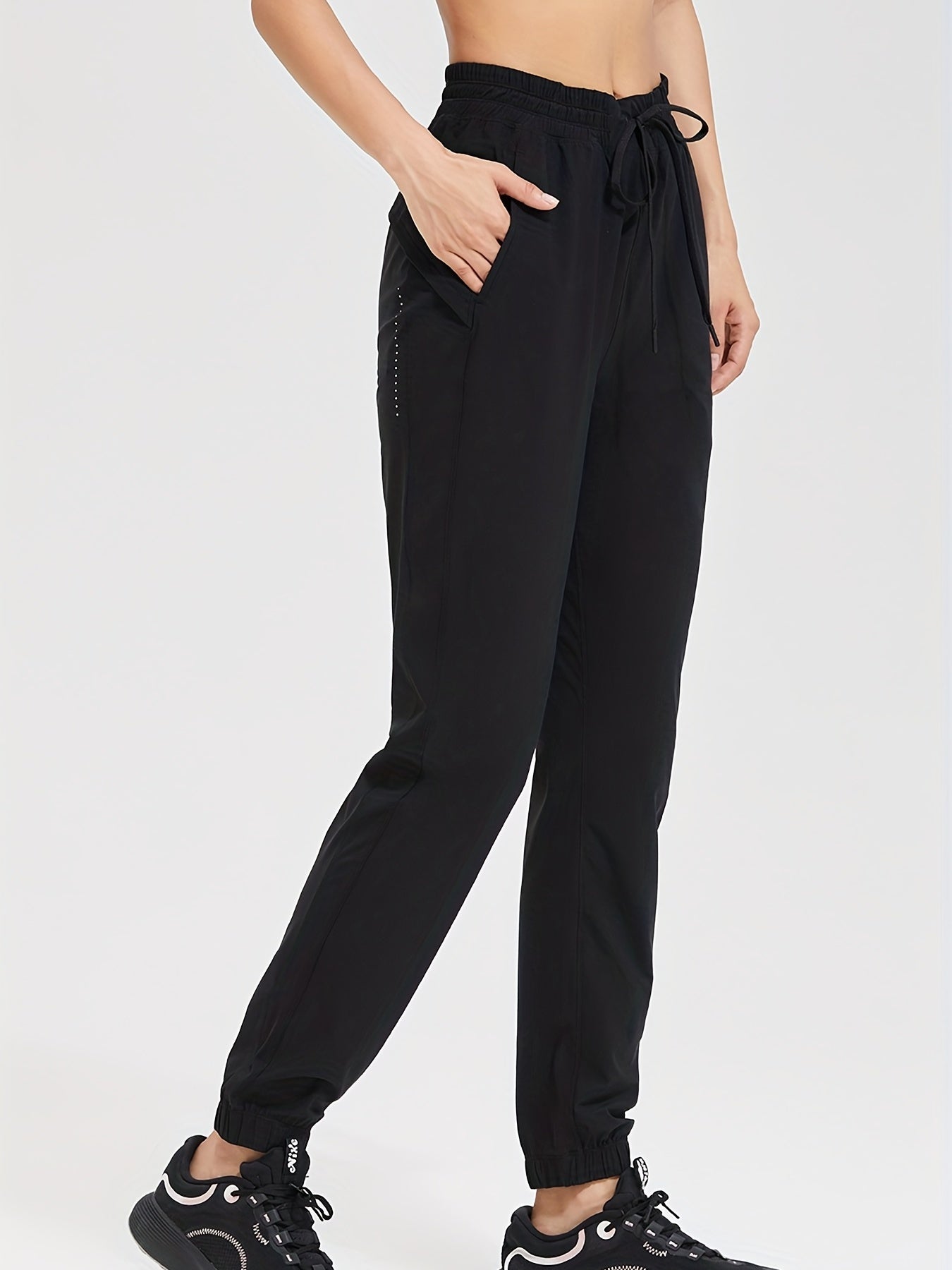 Drawstring Quick Drying Casual Pants for Women