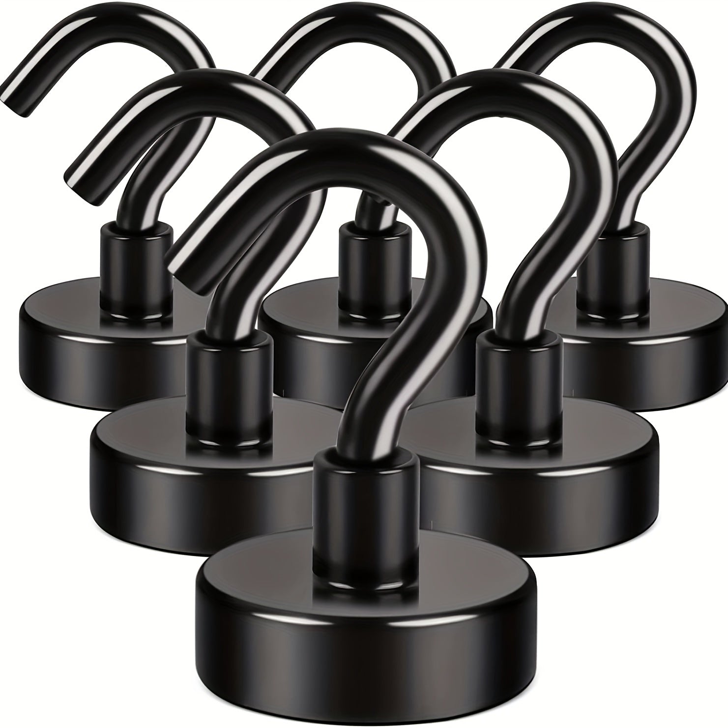 6pcs Magnetic Hook 11 34 KG Strong Neodymium Magnet Hook For Hanging