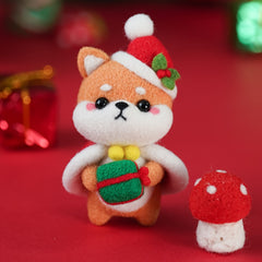 Christmas Needle Felting Kit DIY Material Pack