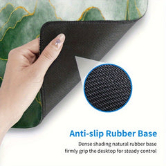 Emerald Leaves Desk Mat XXL Extended Mouse Pad