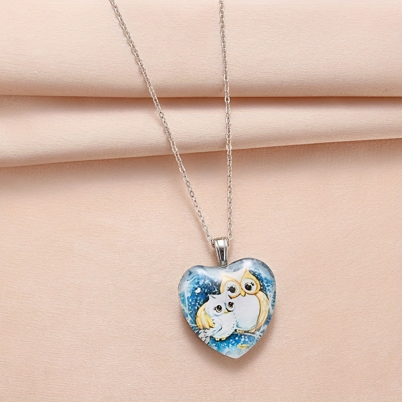 Owl Pendant Necklace Casual Jewelry Holiday Anniversary Gift