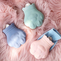 Mini Cat Claw Shape Hot Water Bag Hand Warmer for Winter Camping