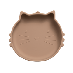 Cat Silicone Suction Plate for Babies Non Slip Food Tableware