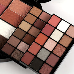 Leopard Pro Makeup Palette Blush Highlighter Powder Eyeshadow Set