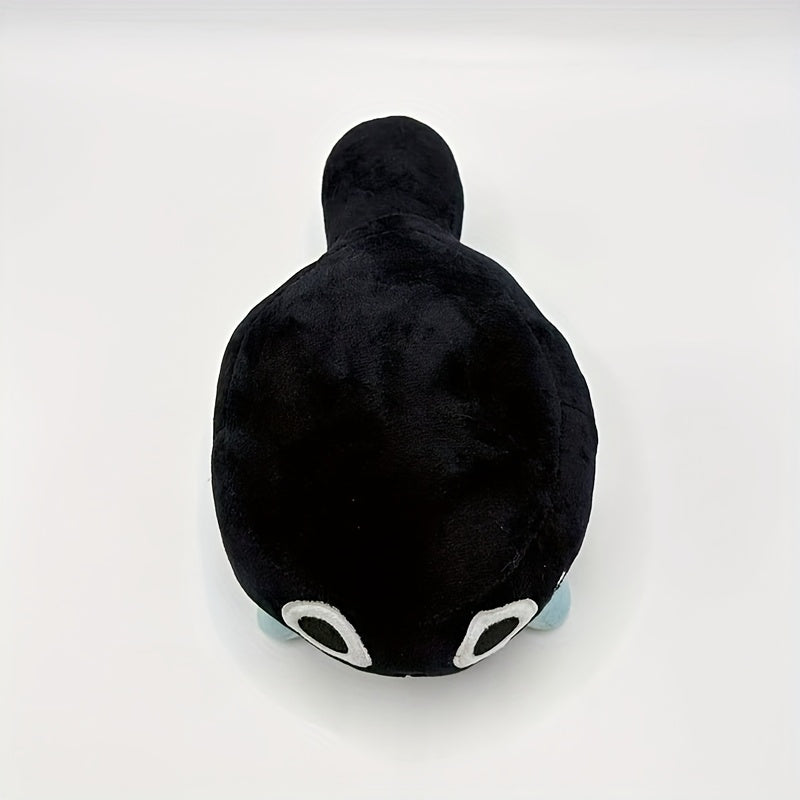 Expressive Grey Reptile Plush Toy for Gamers