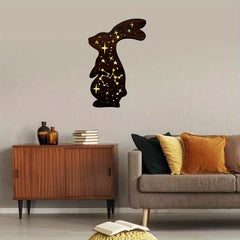 LED Wooden Wall Stickers Pendant Nightlight