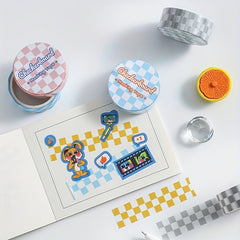 1pc Checkered Series Washi Tape Grid Pattern For DIY Paper Crafts