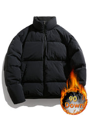 Women's Loose Winter Puffer Jacket Stand Collar