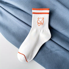Cute Bear Print Socks for Women
