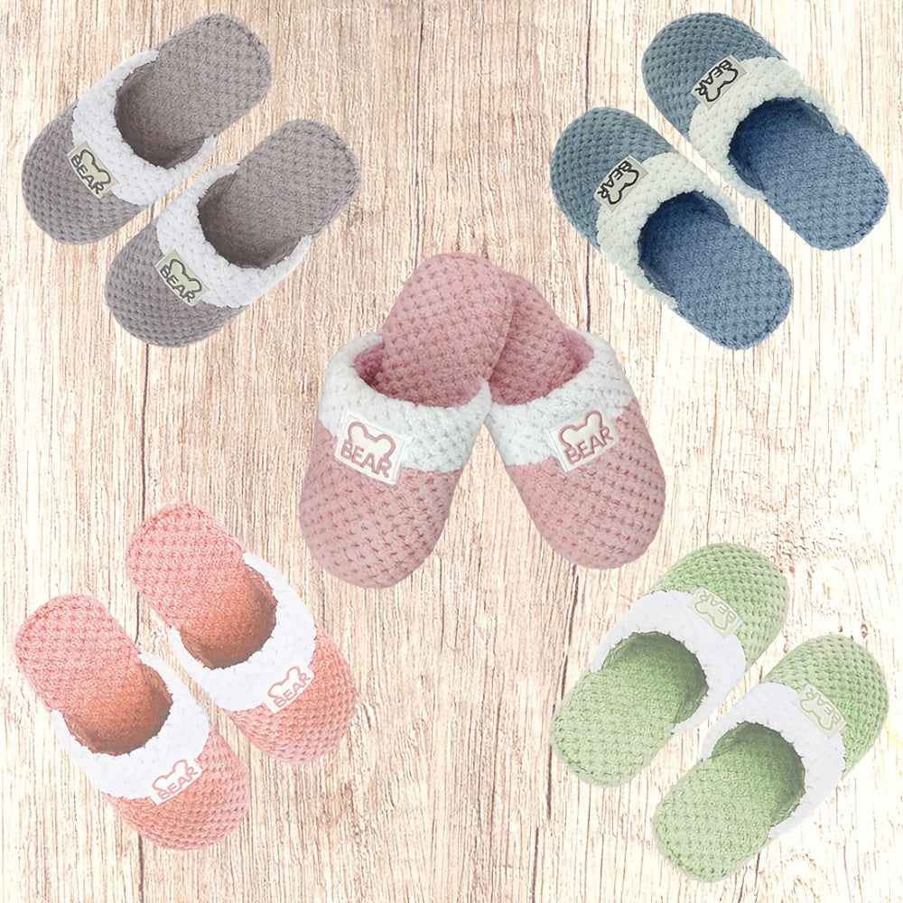 Cozy 'Bear' House Slippers for Men