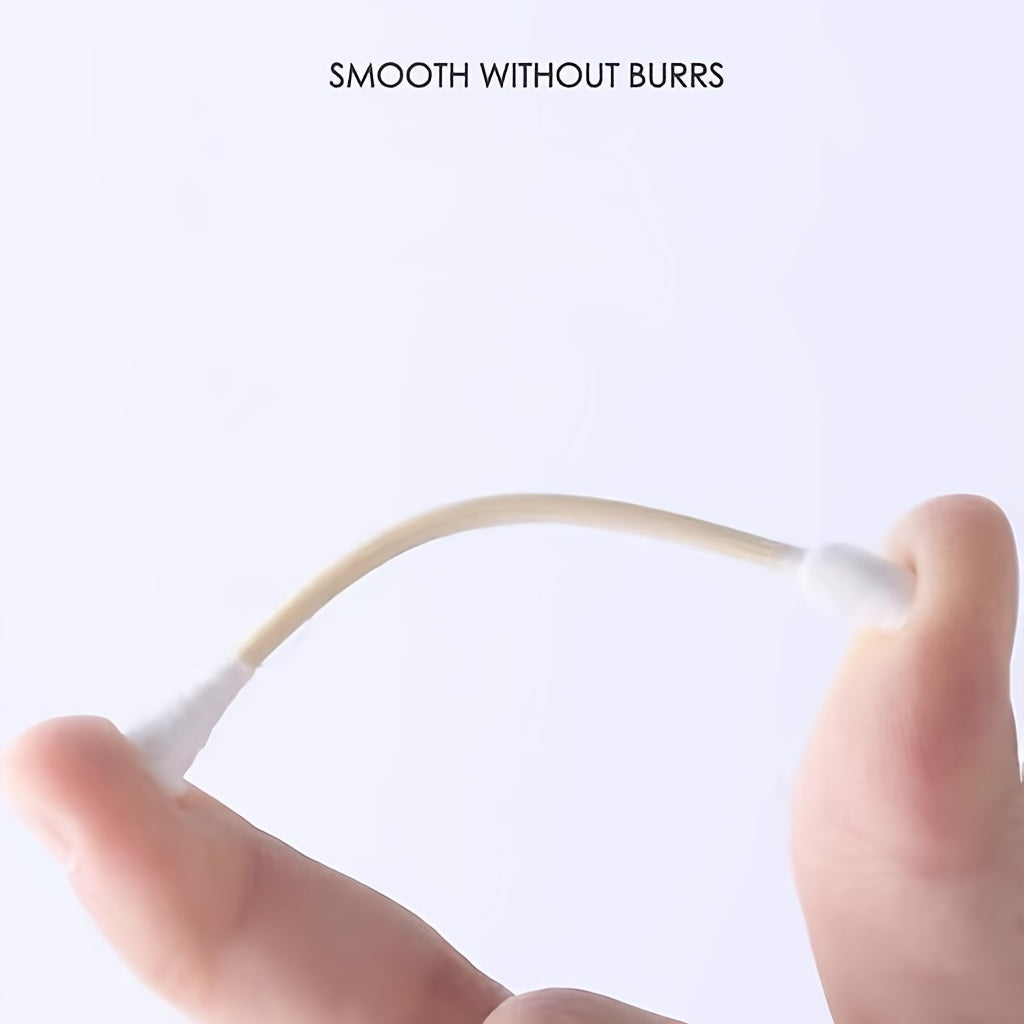 100pcs Makeup Remover Cotton Swabs Disposable Hygienic Beauty Sticks