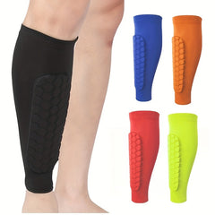 Honeycomb Leg Pad Elastic Knee Leg Guards for Football Basketball